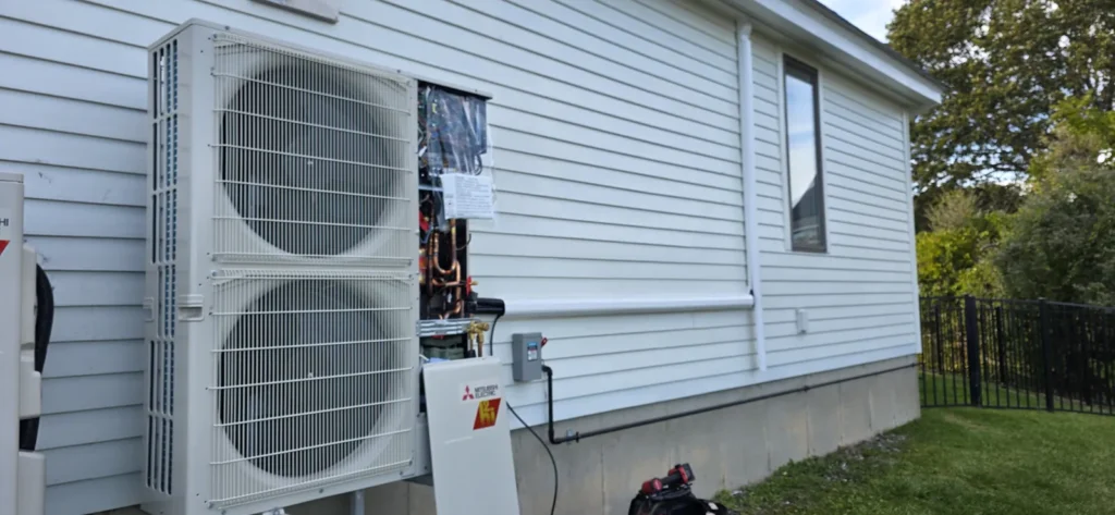 Wall-mounted mini-split outdoor unit